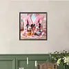 Disney Mickey & Minnie Alphabet-Full Round Diamond Painting 40*40CM