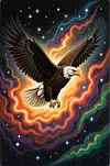 Luxury AB Velvet Diamond Painting Kit - Eagle