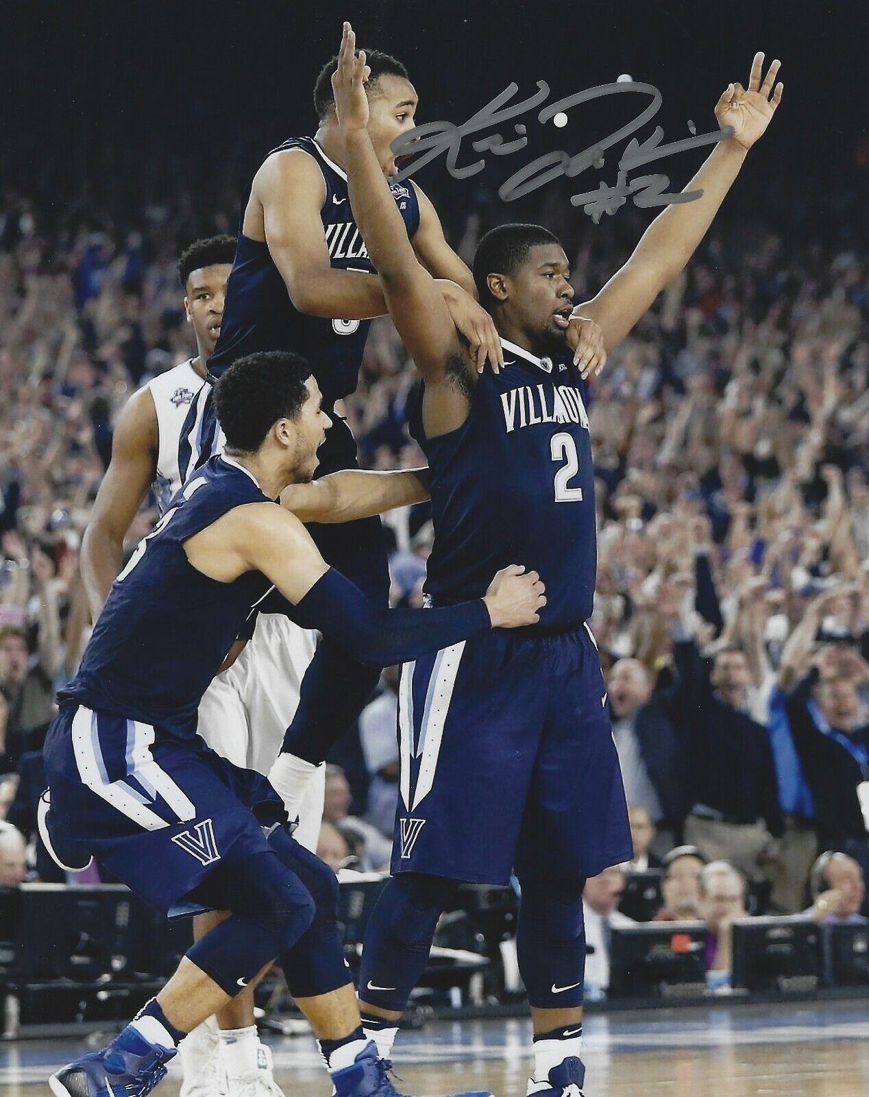 Autographed KRIS JENKINS Villanova University 8x10 W/ Show Ticket