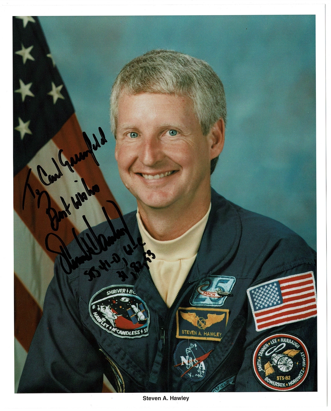 Steven Hawley signed autographed NASA 8x10 Photo Poster painting! AMCo Authenticated! 5750
