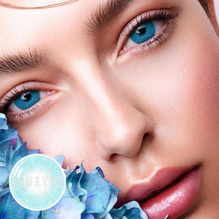 Hidrocor Azul Natural Colored Contact Lenses