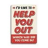 Funny Warning - Vintage Metal Signs(12*16Inch) - Warning