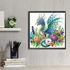 Diamond Painting-DIY Crystal Rhinestone Floral Dragon