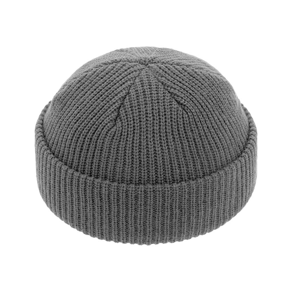 Dark Gray Fisherman Beanie