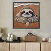 Diamond Painting -DIY Round Drill Stone Art Sloth(40x40cm)