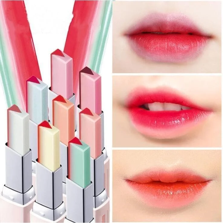 Harajuku Style Two Tone V Cutting Moisturizing Lipstick [8 Styles] SP14534