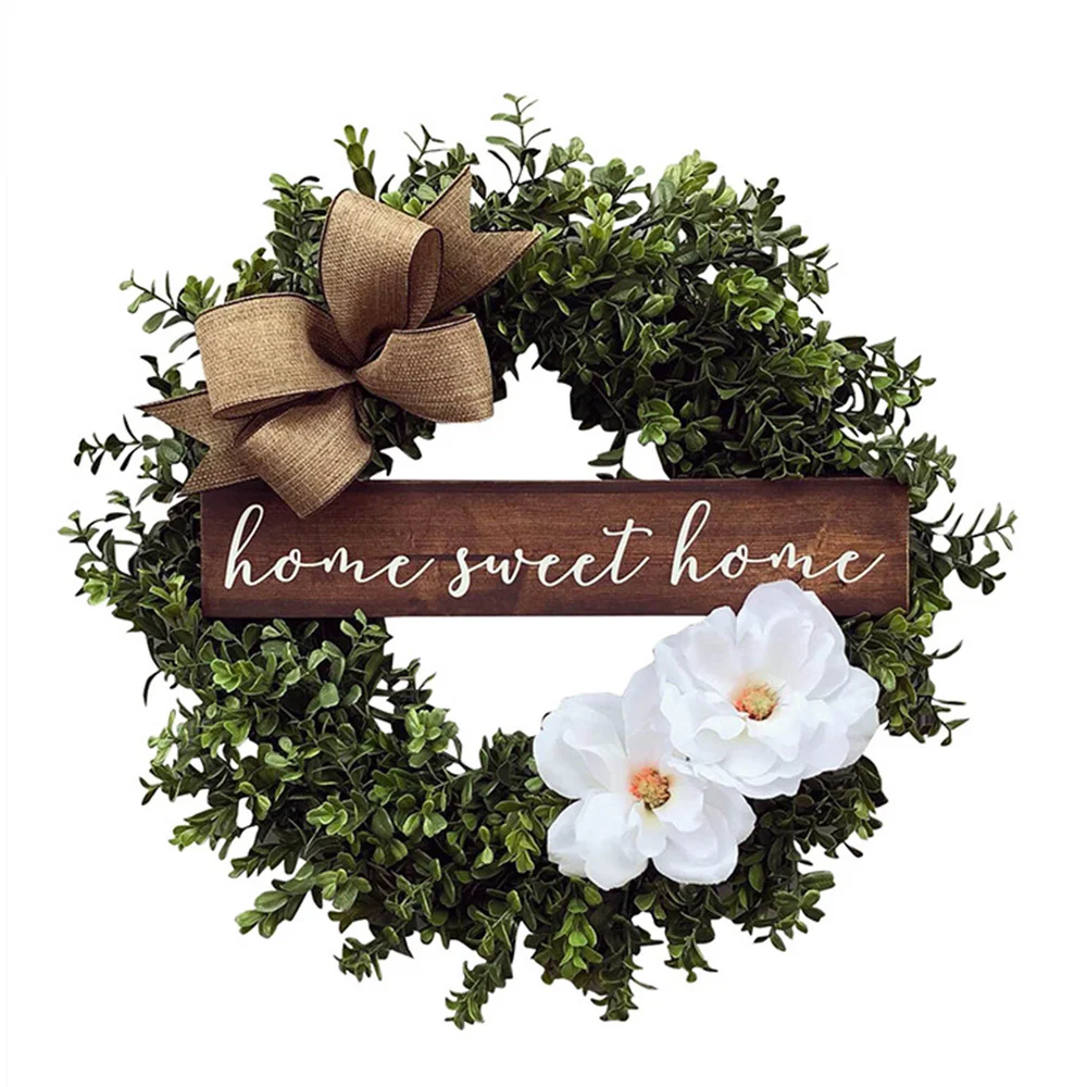 Green Leaf Small Fresh Letter Brand Garland Door Hanging