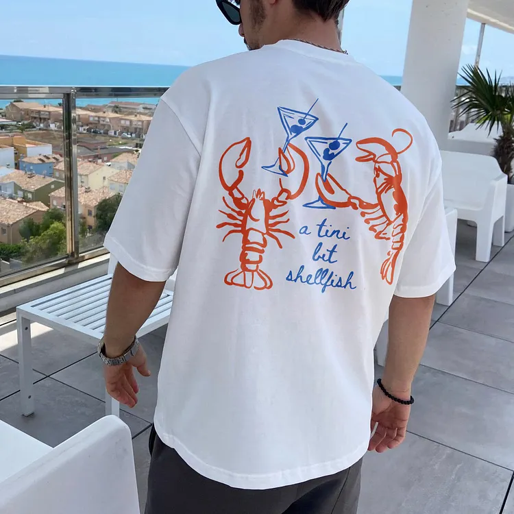 A Tini Bit Shellfish Printed Men's T-shirt