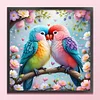 Parrot On The Branch - 11CT Counted Cross Stitch - 40*40cm - Bird