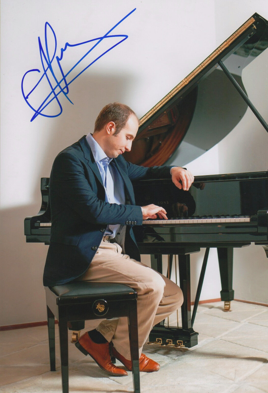 Alexander Gavrylyuk signed 8x12 inch Photo Poster painting autograph