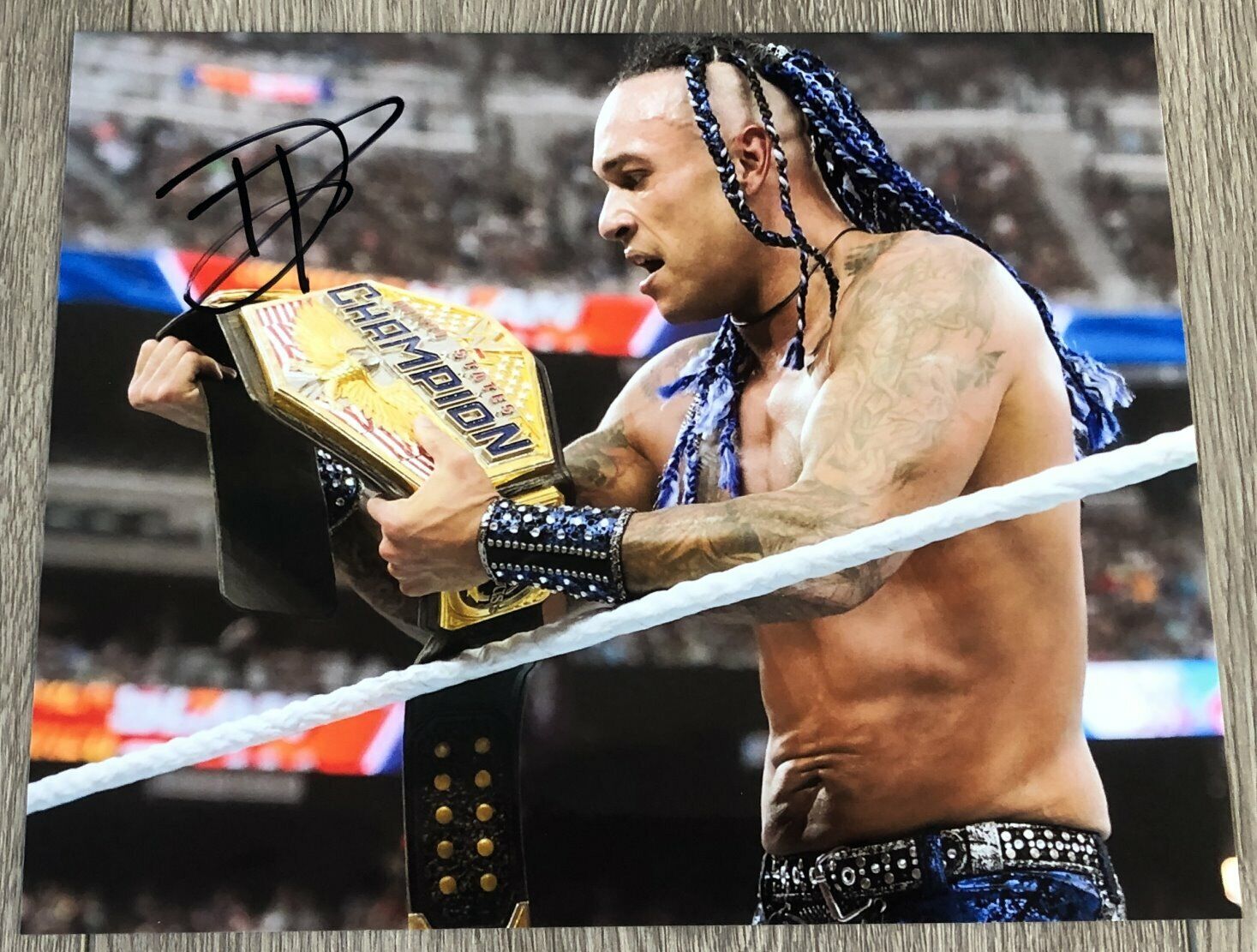 DAMIAN PRIEST SIGNED AUTOGRAPH WWE RAW SMACKDOWN NXT 8x10 Photo Poster painting C w/EXACT PROOF