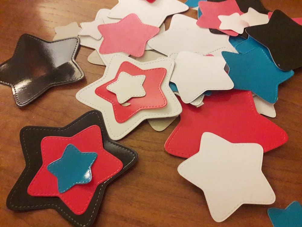 New 3Pcs Pentagram die stamping die metal cutting die scrapbook photo album decorative paper card DIY embossing handicrafts