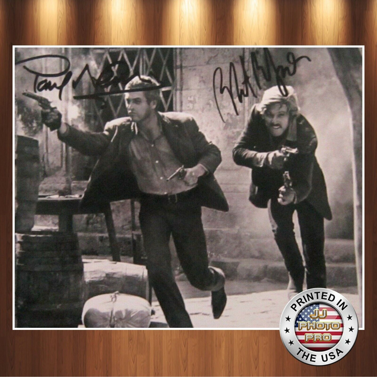 Paul Newman Robert Redford Autographed Signed 8x10 Photo Poster painting (The Sting) REPRINT