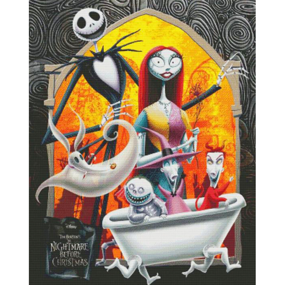 

Zombie Family - 11CT Stamped Cross Stitch - 50*40CM, 501 Original