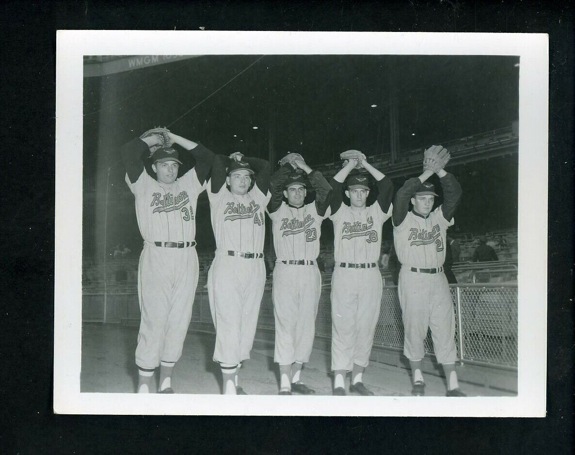 Baltimore Orioles 1960 Type I Louis Requena Press Original Photo Poster painting Pappas Estrada