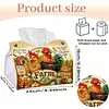 (24cm)Diamond Art Tissue Box Cover DIY PU Desktop Organizer Large(farm chicken)
