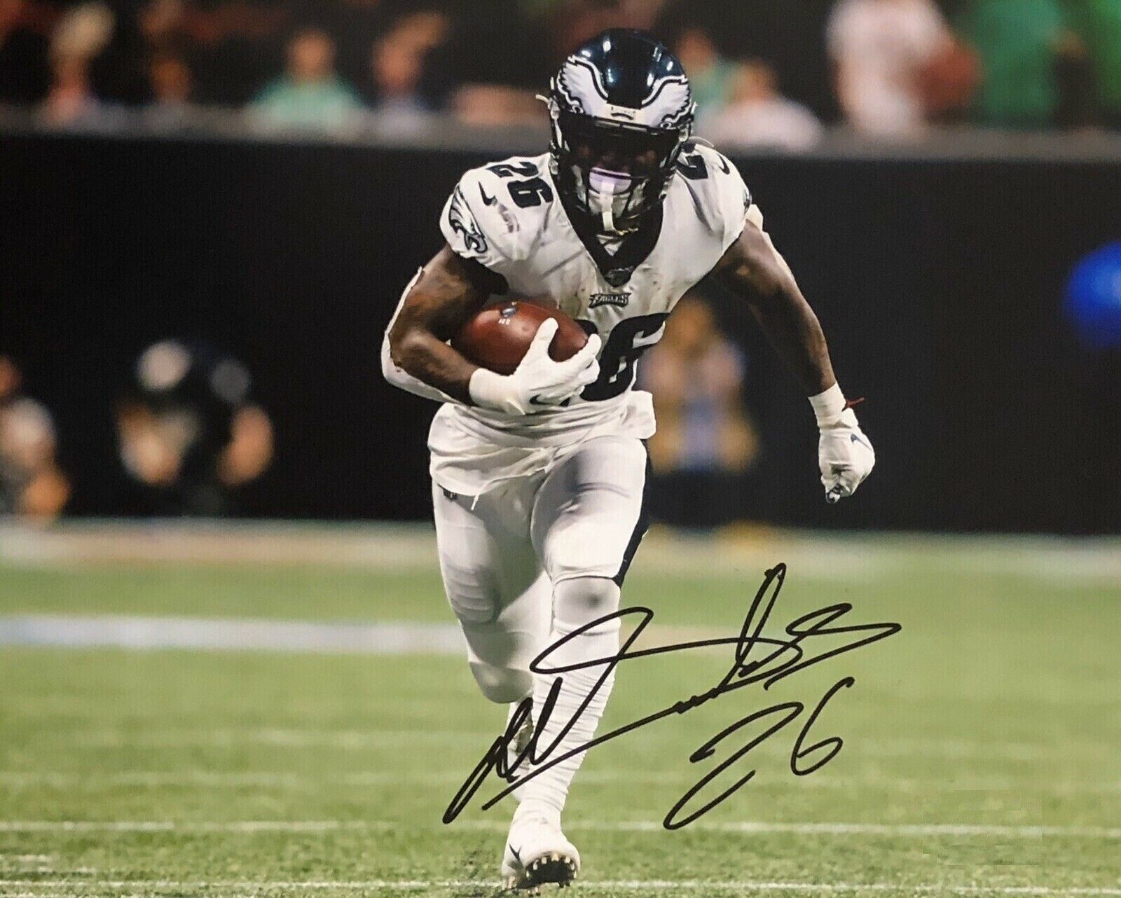 Miles Sanders Autographed Signed 8x10 Photo Poster painting ( Eagles ) REPRINT