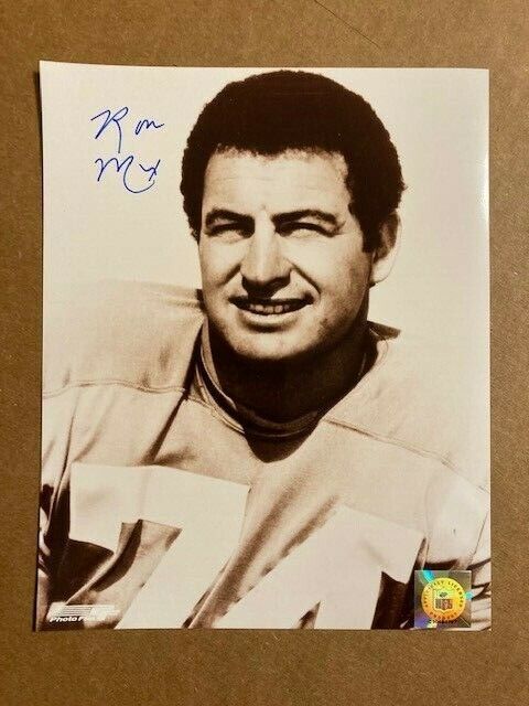 Ron Mix HOF Boldly Signed 8x10 Photo Poster painting with COA