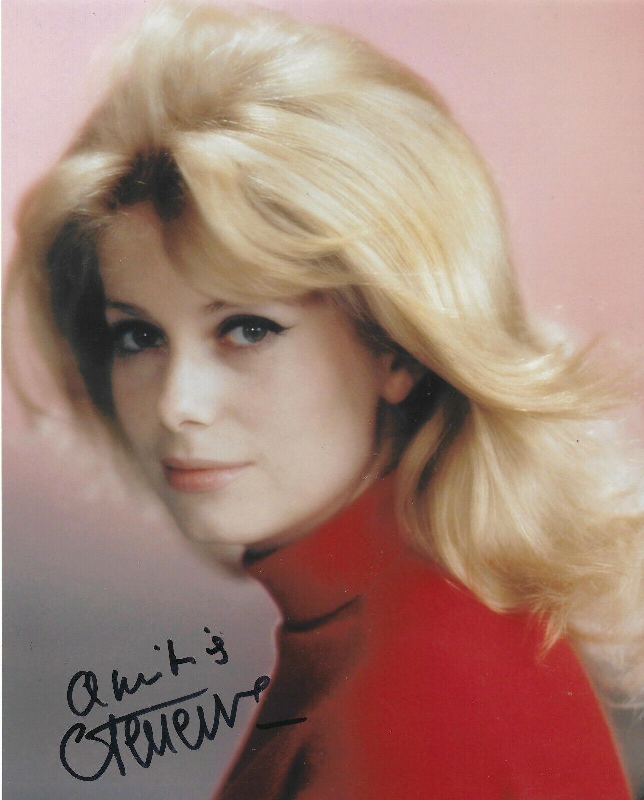 CATHERINE DENEUVE SIGNED 8x10 Photo Poster painting 8 BELLE DE JOUR UACC & AFTAL RD AUTOGRAPH