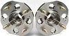TRQ 2 Piece Rear Wheel Bearing & Hub Assembly Set Compatible with 1994-1997 Honda Accord