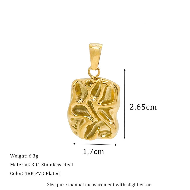 1 Piece 304 Stainless Steel Geometric Pendant Jewelry Accessories