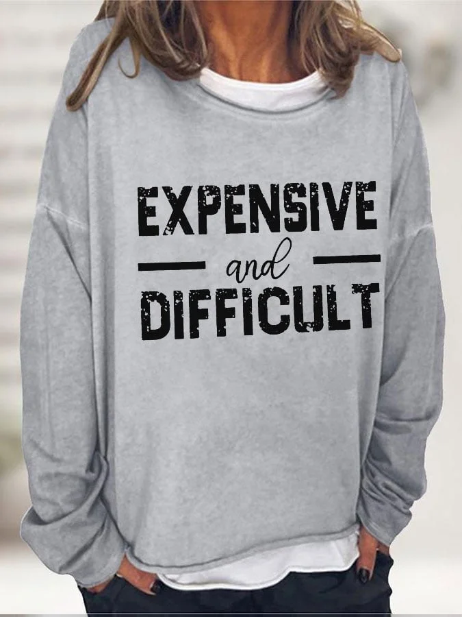 Women's Expenisve And Difficult Printing Long Sleeve Shirt