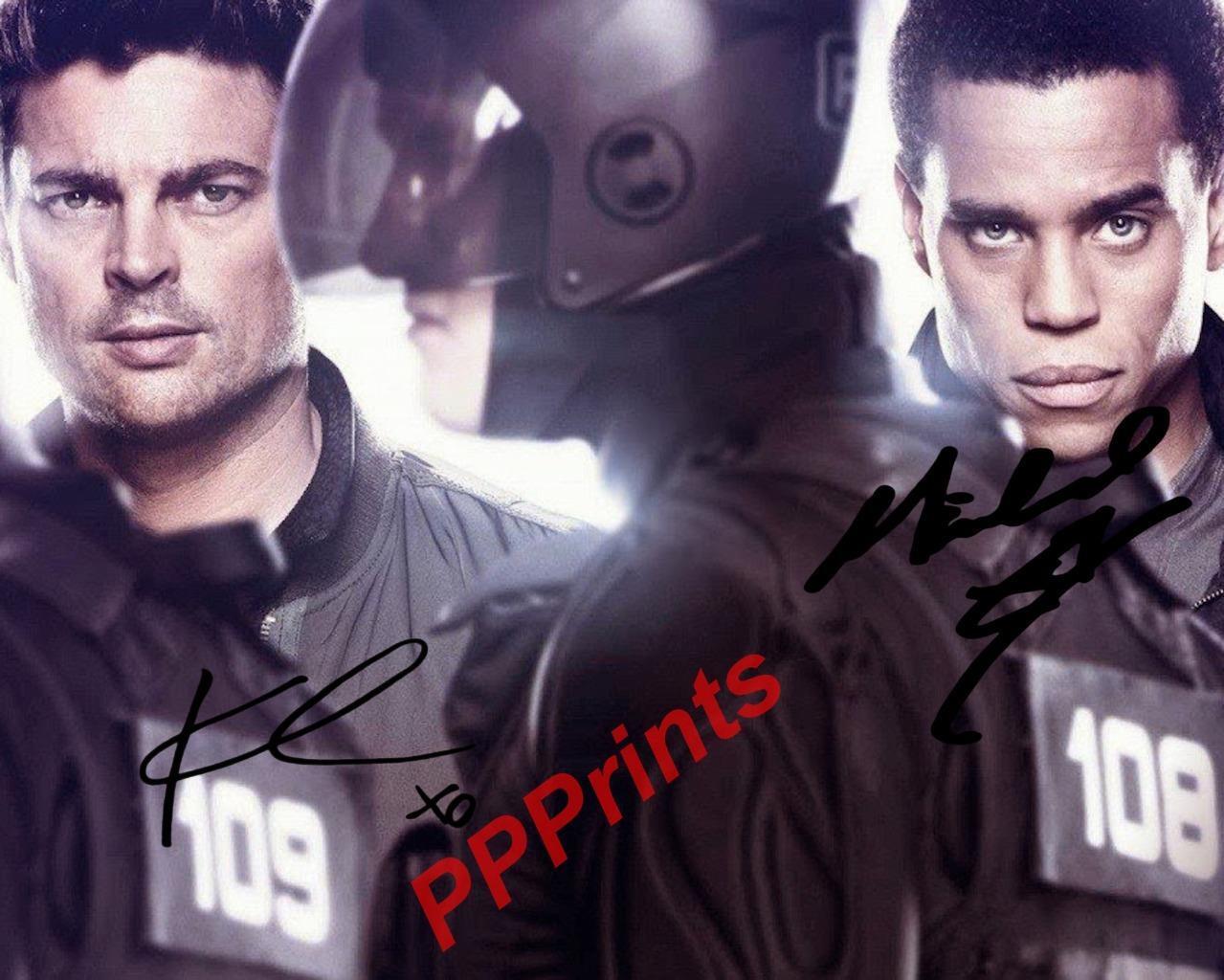 ALMOST HUMAN Karl Urban Michael Ealy AUTOGRAPHED 10X8 SIGNED REPRO Photo Poster painting PRINT