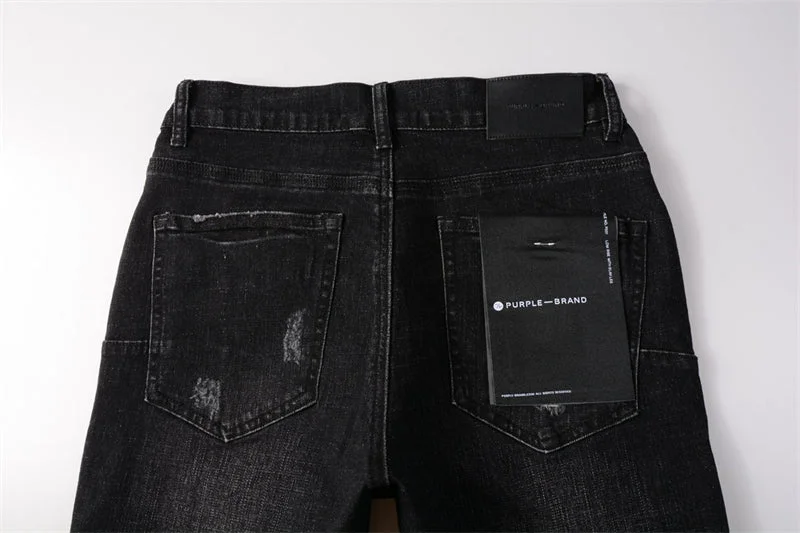 Purple Fashion Jeans 5083