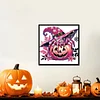 Diamond Painting - Partial Special Shaped Drill - Halloween Pumpkin(Canvas|30*30cm)