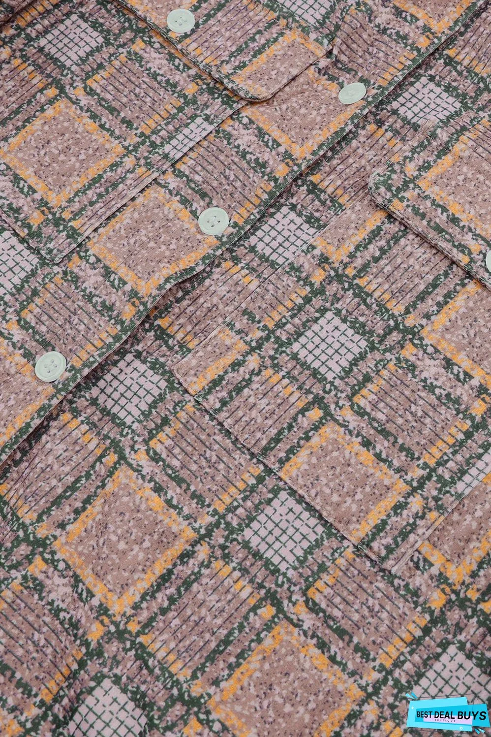 Purple Plaid Contrast Hooded Drawstring Shacket