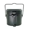Aluminum Alloy Lunch Boxes Pot W/ Handle Metal Lunch Box for Camping and Travel