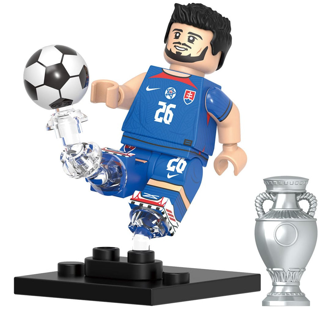 Ivan Schranz (Slovakia) Custom Football Player Minifigure Minifigure Bricks monstertoys