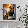 Diamond Painting-DIY Full Round Drill Lion