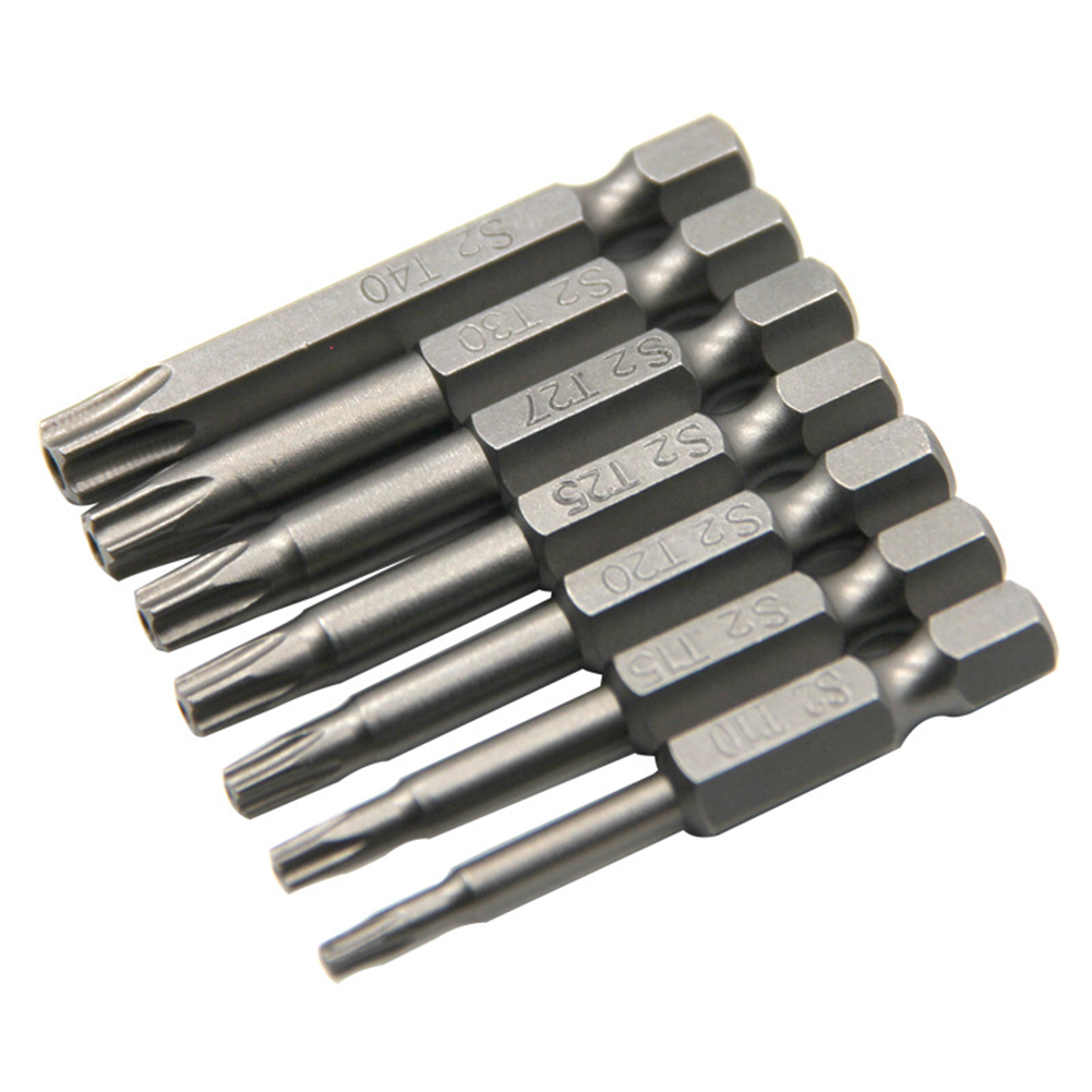 

7pcs Woodworking Hex Driver Screwdriver Bit Set Electric Drill Flat Heads, 501 Original