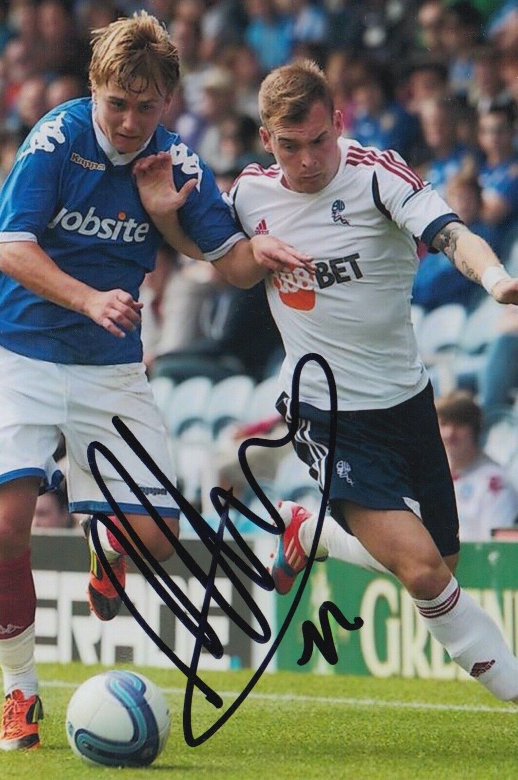 ASHLEY HARRIS HAND SIGNED 6X4 Photo Poster painting - FOOTBALL AUTOGRAPH - PORTSMOUTH 3.