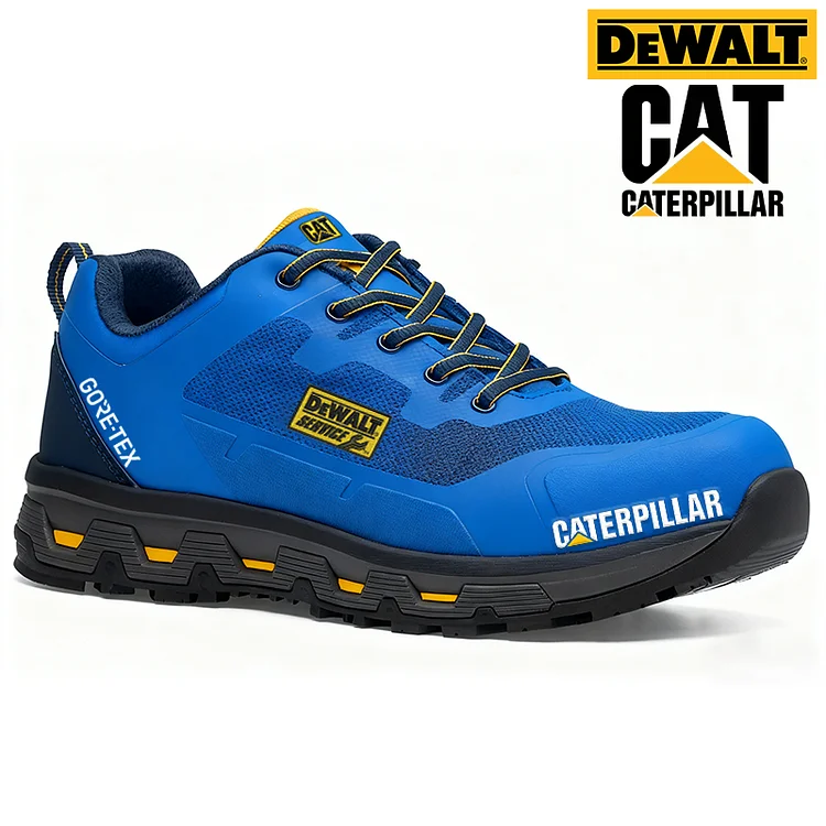Wodoodporne i oddychające męskie buty robocze i trekkingowe marki CAT&reg; i DEWALT. 