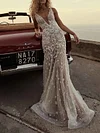 Embroidered Lace Wedding Maxi Dress