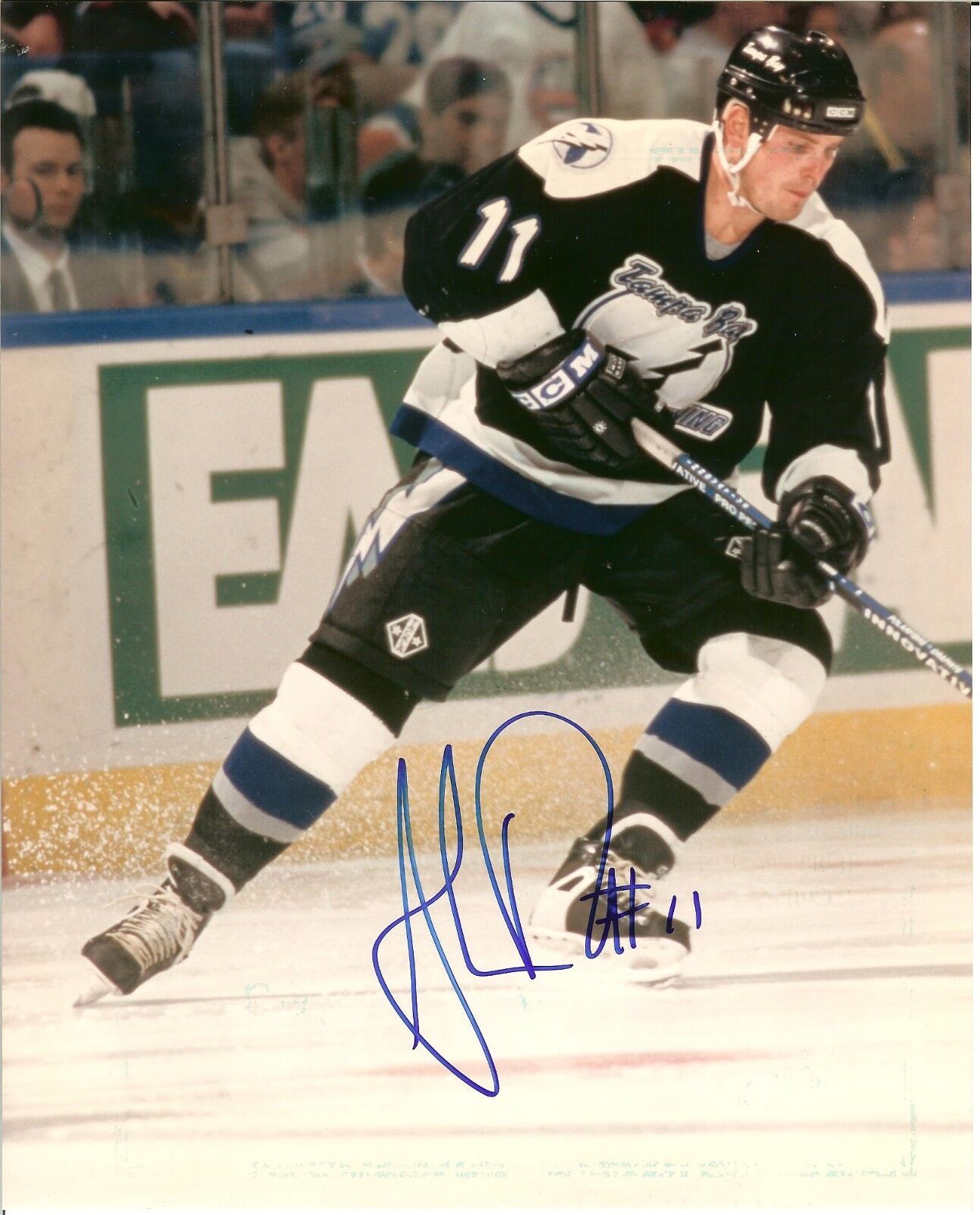 Shawn Burr autographed 8x10 Tampa Bay LightningDeceased