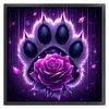 Paw Rose-11CT Stamped Cross Stitch 40*40cm
