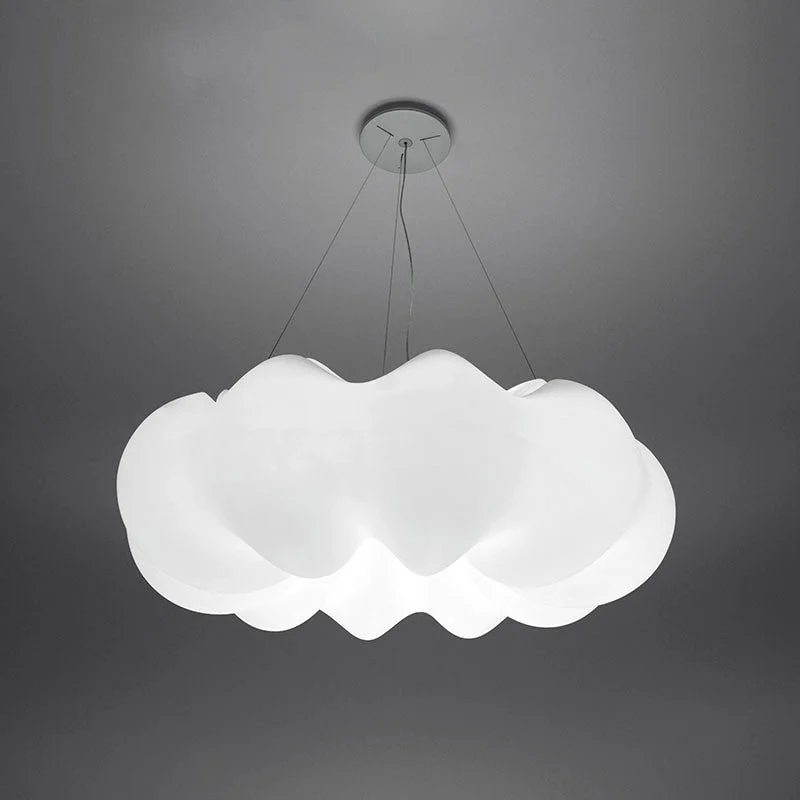 Creative Cloud Chandelier Nordic Simple Modern White Cloud Lamp