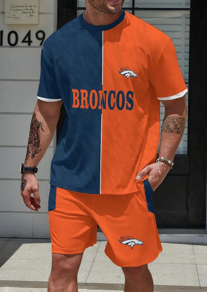 Denver Broncos  Limited Edition Top And Shorts Two-Piece Suits