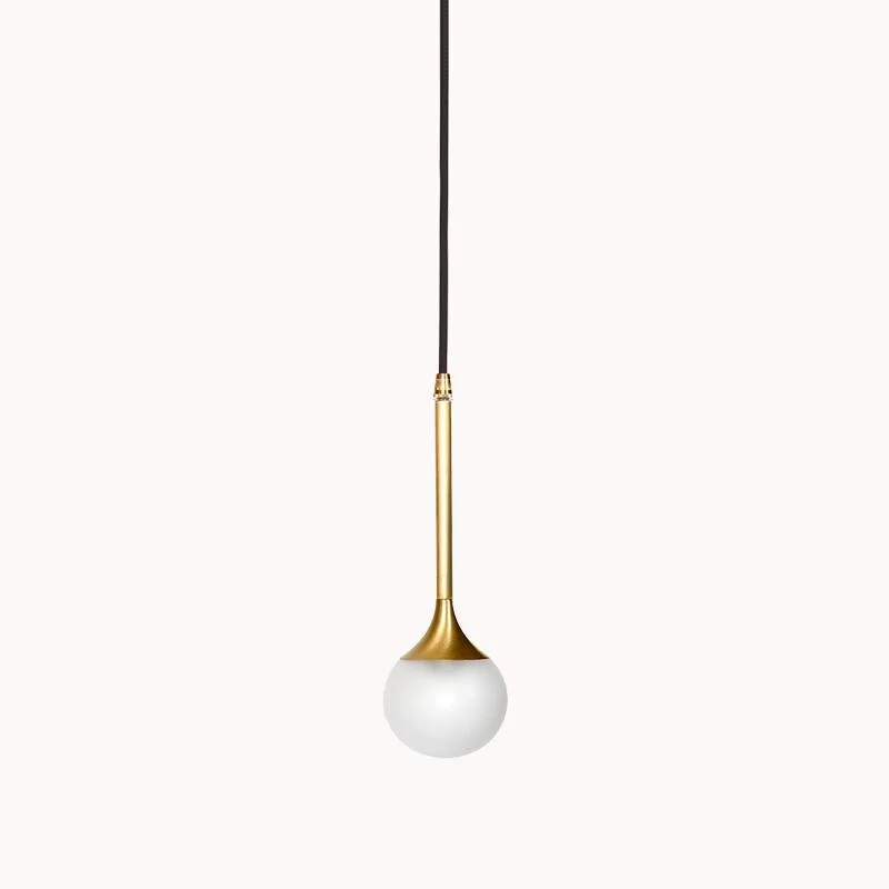 Post-modern Led Home Pendant Lights Minimalism Iron Pendant Lamp Cafe Bar Lamp Copper Gold Luxury Dinning Room Light Fixtures
