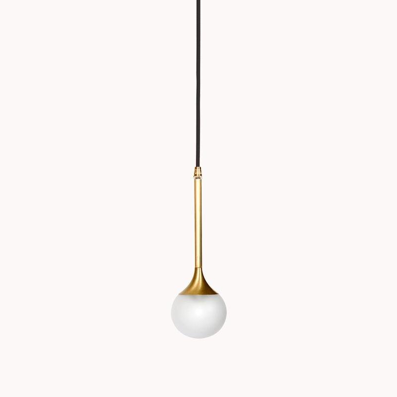 Post-modern Led Home Pendant Lights Minimalism Iron Pendant Lamp Cafe Bar Lamp Copper Gold Luxury Dinning Room Light Fixtures