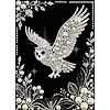 Diamond Painting-DIY Special Shaped Drill Pearl Painting Owl(30x40cm)