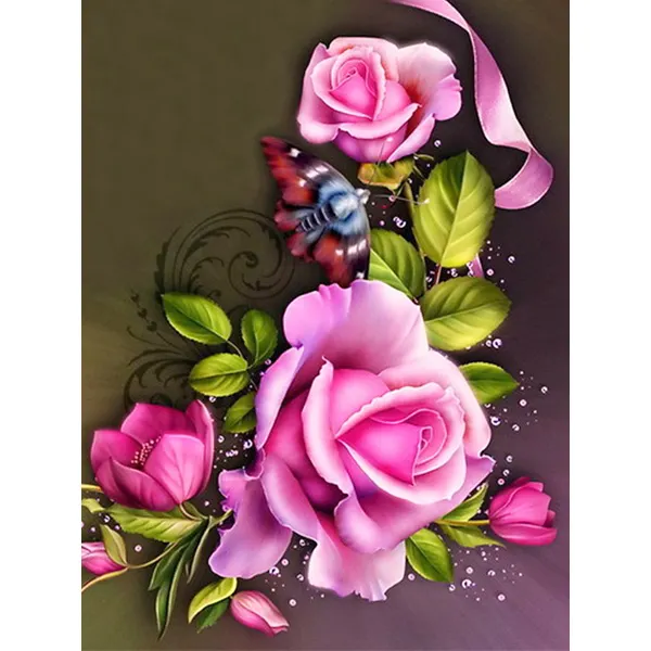 Diamond Painting - Full Round/Square Drill - Flower(30*40 - 50*60cm)