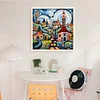Colorful House - 14CT Counted Cross Stitch - 40*40cm