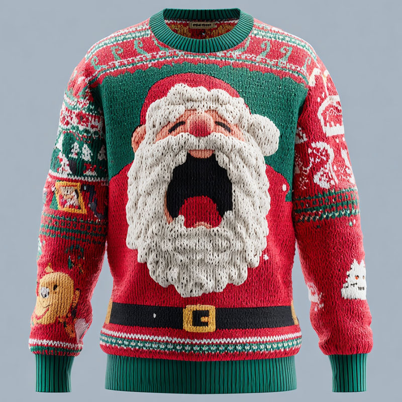 Men's Christmas Gingerbread Man Ugly Sweater elevenforest