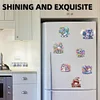 12PCS 2d flache DIY Diamant Kunst Kühlschrank Aufkleber Kits für Wohnkultur (Gnom)