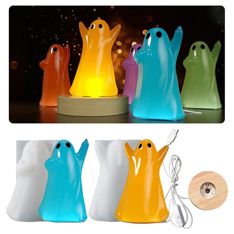 Large Ghost Resin Molds Kit CrazyMold