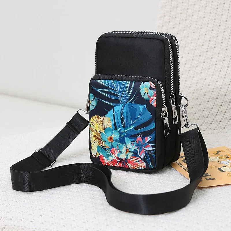 Three-Layer Organizers Mini Cellphone Purse/Arm Bag/Crossbady for Women
